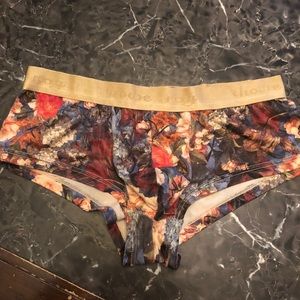 Floral print brief